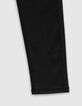 Zwarte gecoate skinny jeans meisjes-6