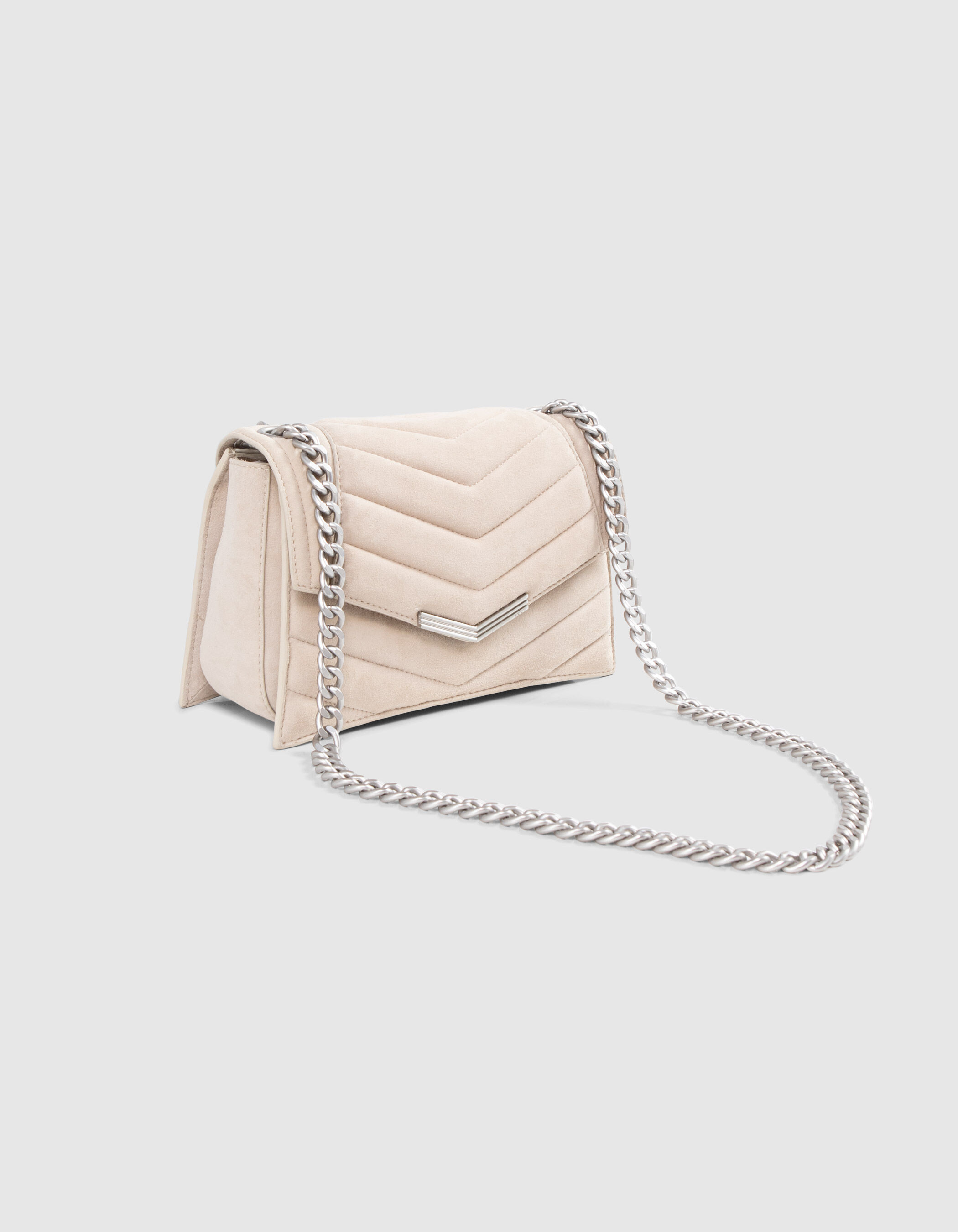 Justine small leather flap crossbody bag online