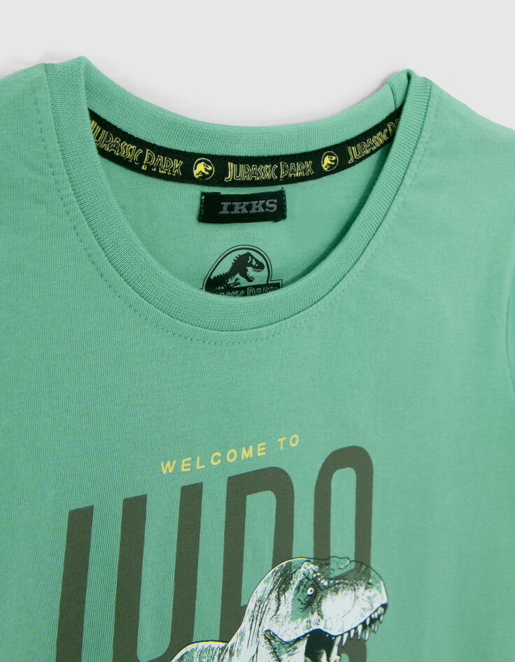 T-shirt vert phosphorescent JURASSIC PARK gar&ccedil;on-6