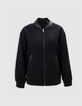 Pure Edition-Bombardera negra oversize lentejuelas-7