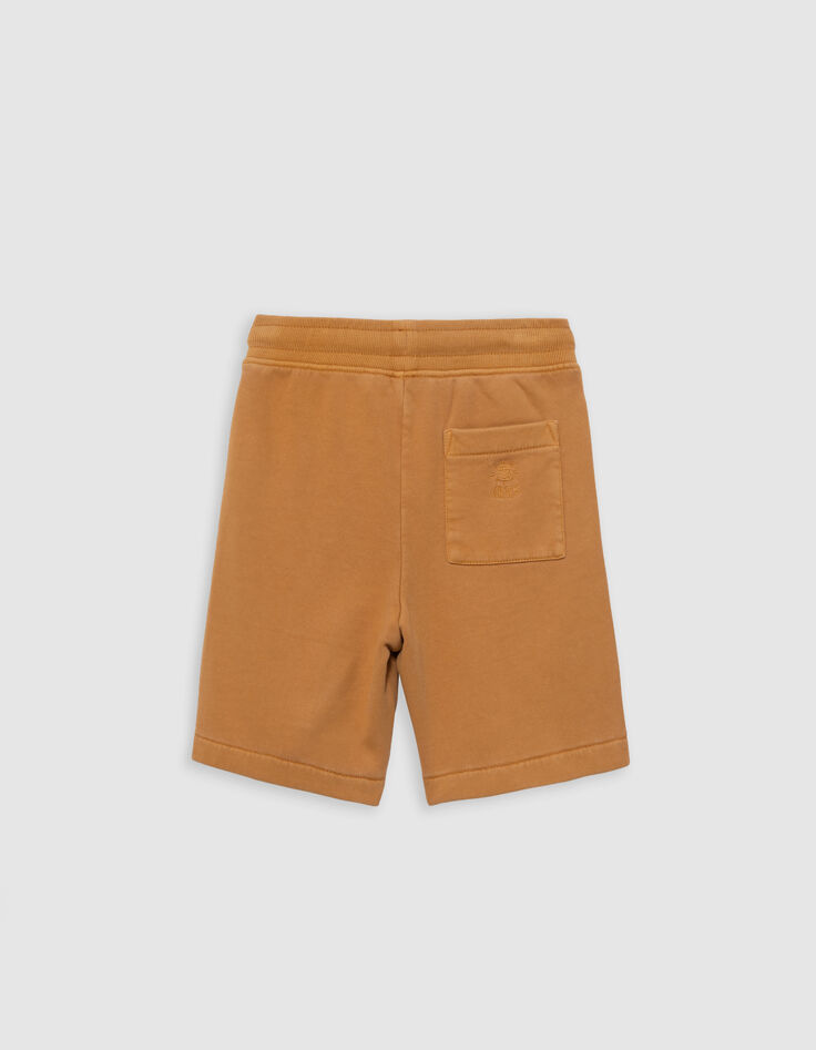 Camelfarbene Sweatshorts f&uuml;r Jungen-3