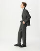 Grijze blazer tweedstijl Heren-1
