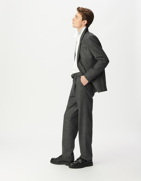 Grijze blazer tweedstijl Heren - IKKS