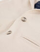 Baby boys’ light beige organic knit jacket-5