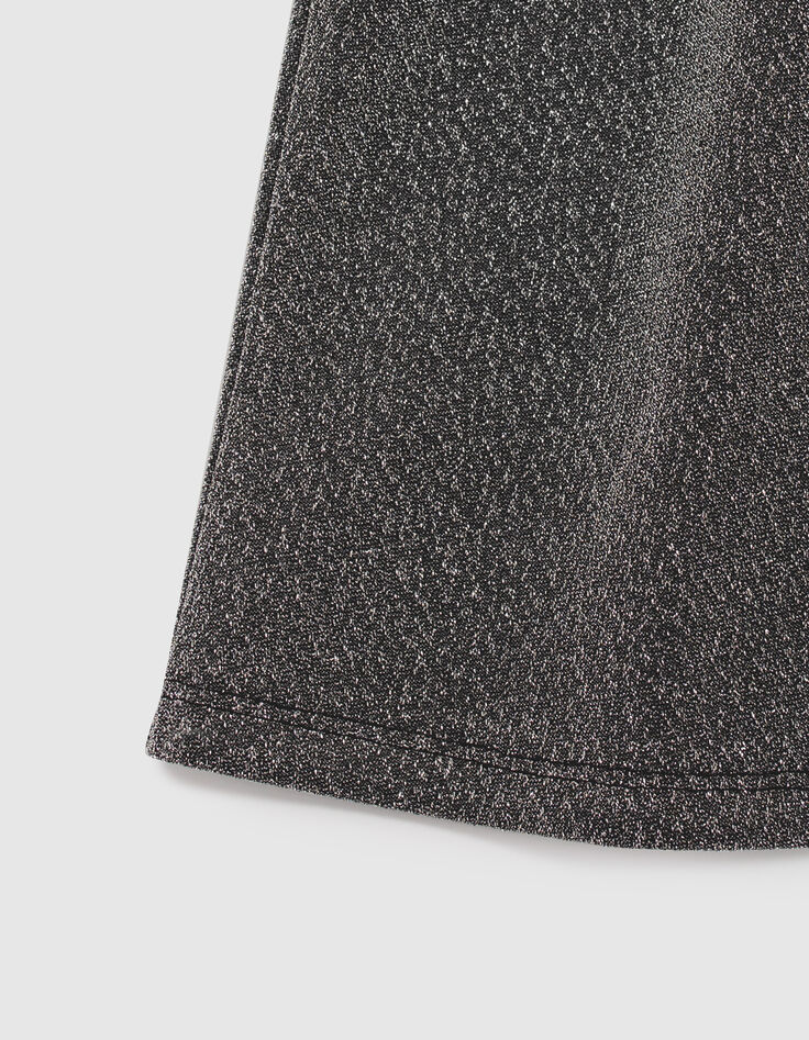 Girls’ black glittery dress-3