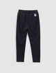 Boys&rsquo; navy joggers-3