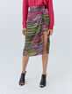 Women’s printed and tied pareo skirt-2