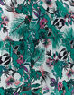 Groene jurk met plantenprint Dames-4