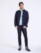 Men’s navy 4-pocket safari jacket-7