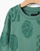 Boys’ emerald basketball and lion sweatshirt -2