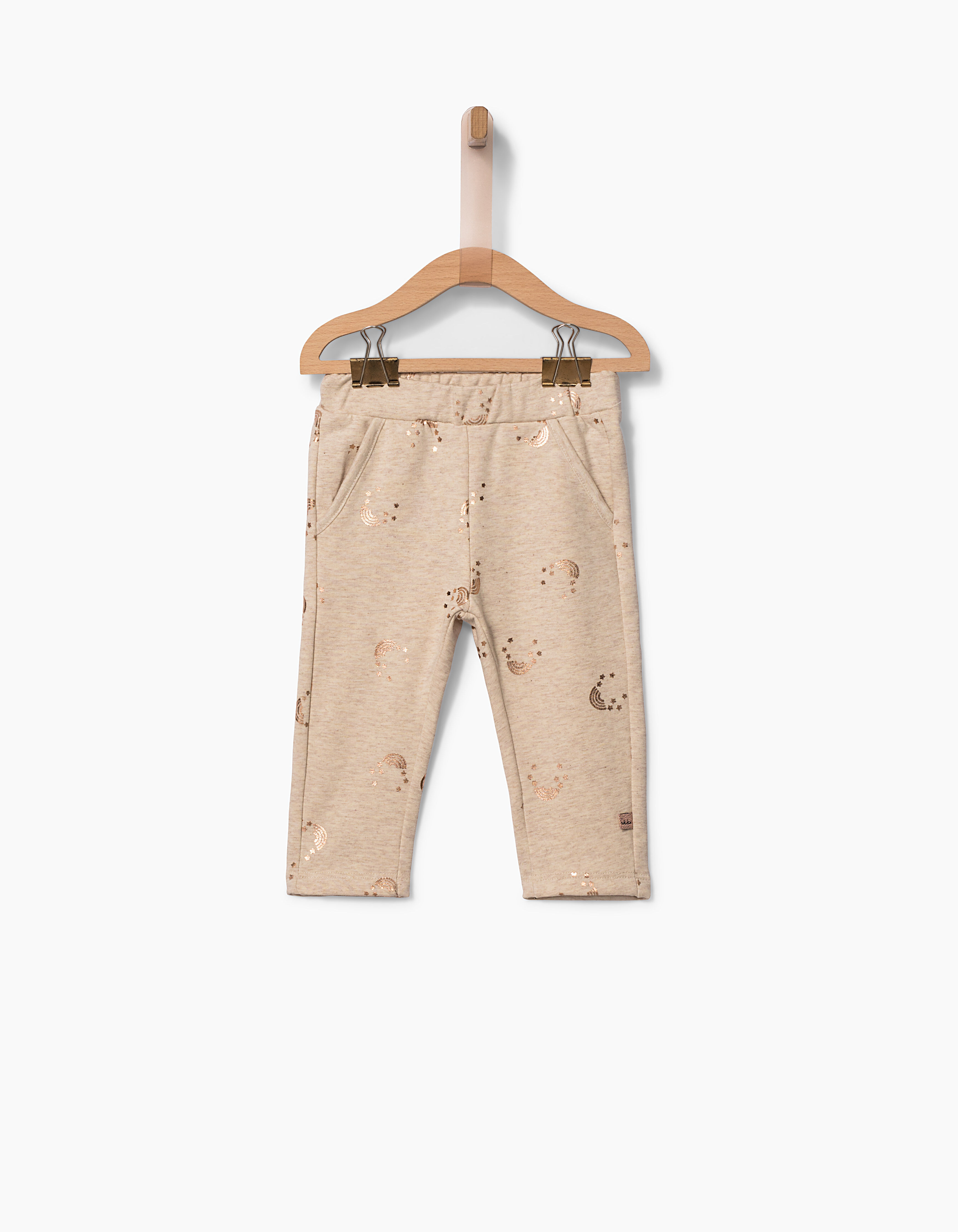 Girls beige leggings sale