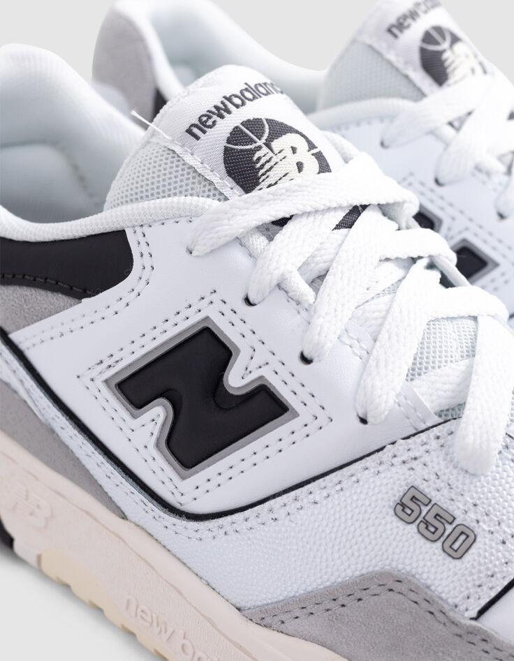 Baskets blanches NEW BALANCE 550 garçon-4