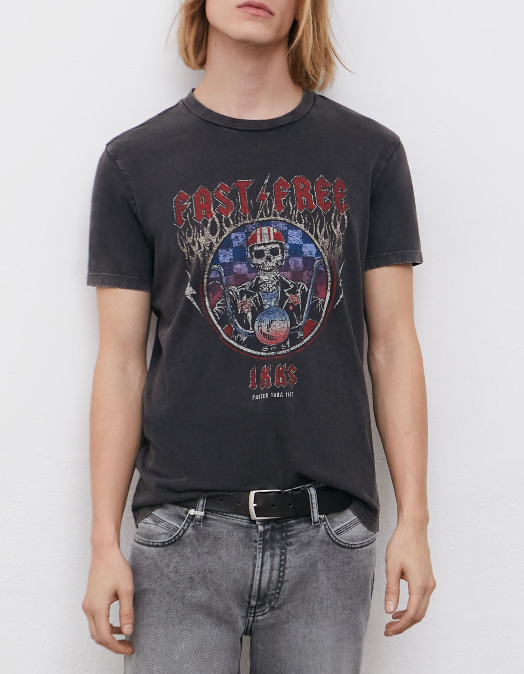 Tee shirt squelette homme sales