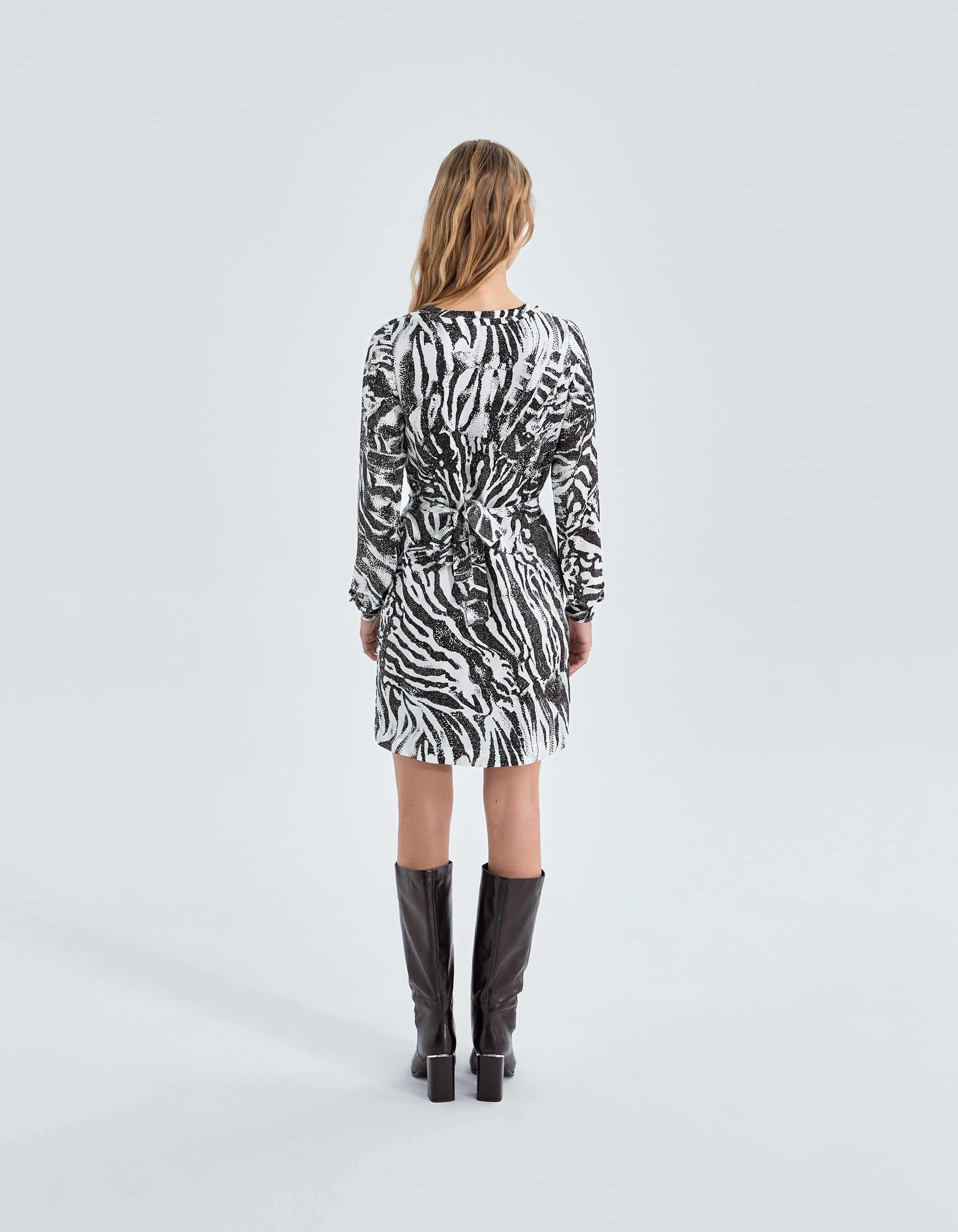 Robe zebre discount