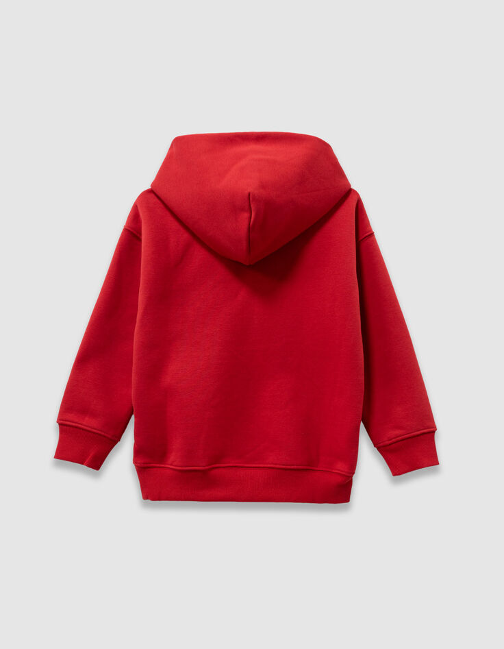 Sweat à capuche rouge visuel lenticulaire garçon-6 Sweat à capuche rouge visuel lenticulaire garçon-6