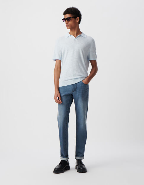 Polo ciel tricot léger Homme - IKKS
