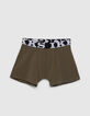 Boxers noir et kaki garçon-5