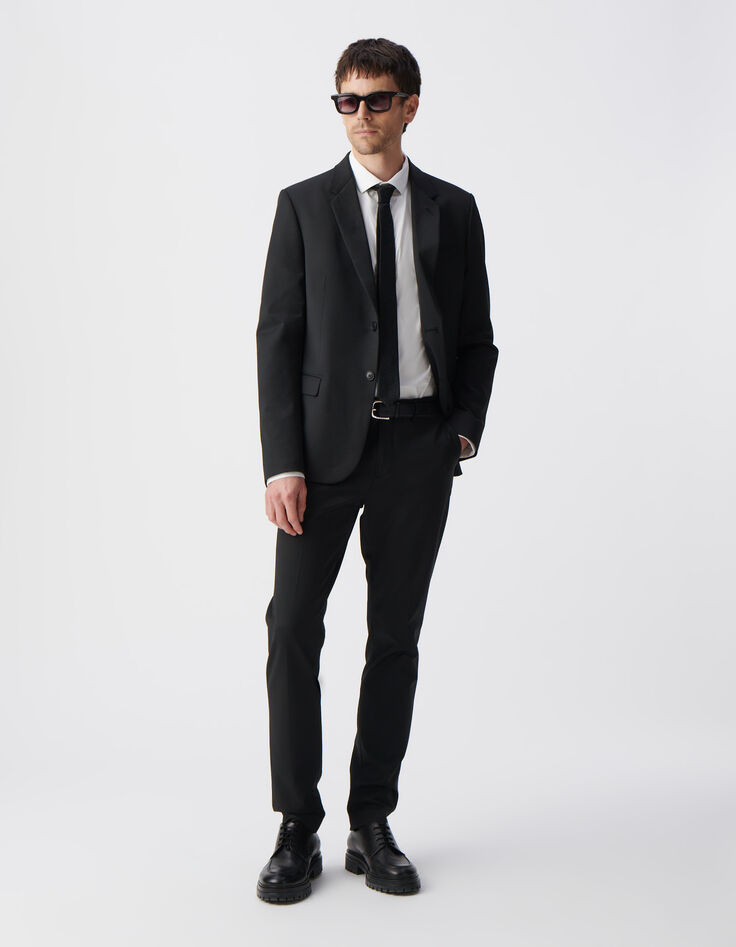 Men’s black TRAVEL SUIT suit jacket-2