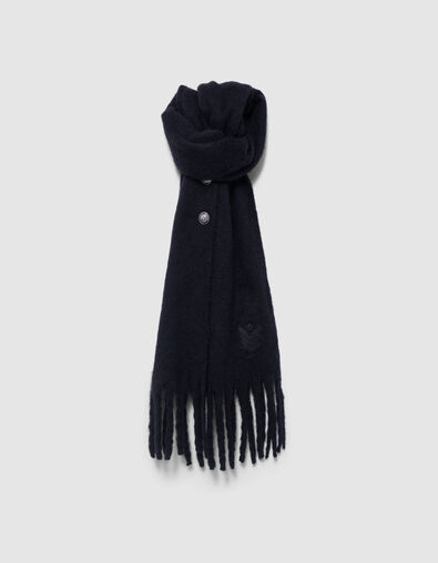 Echarpe noire 3 boutons Femme - IKKS