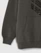 Sudadera caqui espigas desgastadas camuflaje niño-5