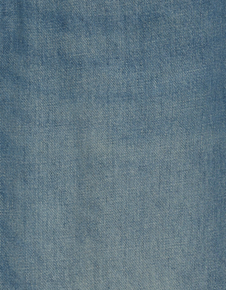 Jean droit bleu délavé Serge Homme-6 Jean droit bleu délavé Serge Homme-6