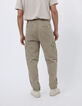 Pantalón militarTerra® Denim caqui claro hombre-3