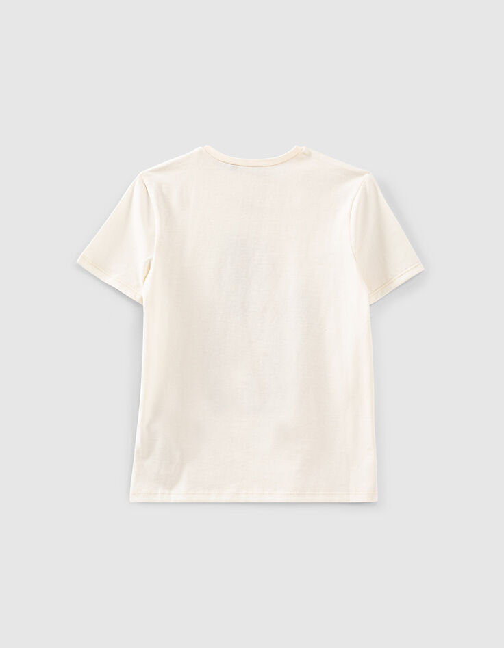 Camiseta cruda visual león surfista niño -5