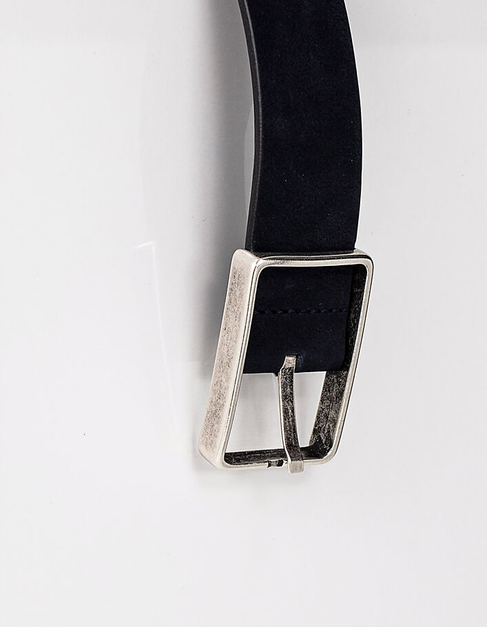 Ceinture Large En Cuir Nubuck Noir Rodier Taille 75 - Style Vintage, Tour De Taille 71-79 Cm, Pour Femme | Occasion Très Bon état