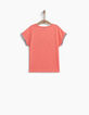 Camiseta rosa flúor niña-2