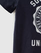 Tee-shirt navy esprit Campus coton bio garçon -5