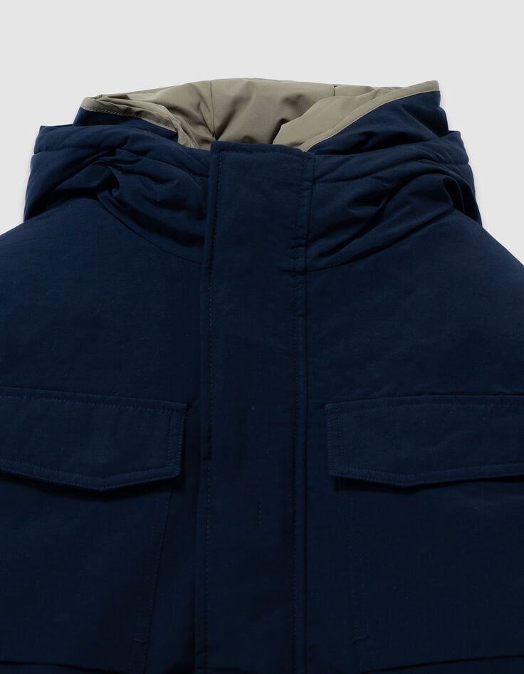 Parka 3-en-1 marine doudoune réversible garçon-3 Parka 3-en-1 marine doudoune réversible garçon-3