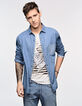 Stone Blue REGULAR-Herrenjeanshemd-1