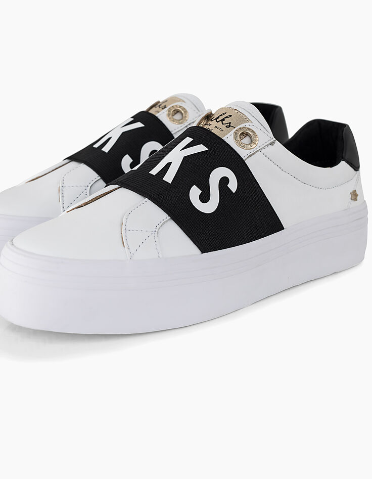 Deportivas blancas para niña-3