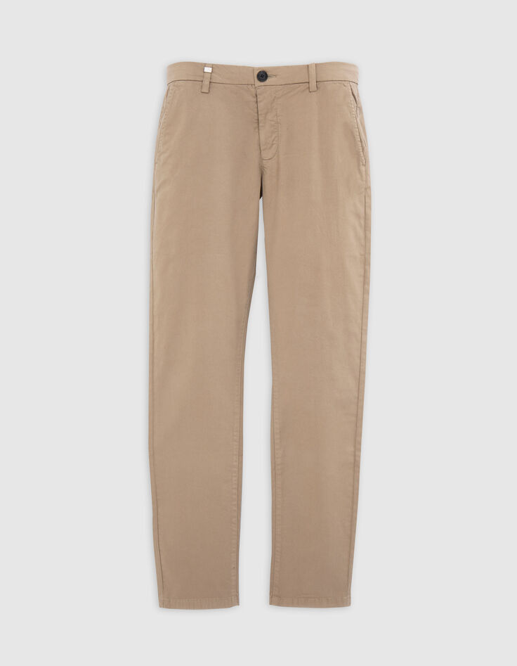 Pantalon chino SLIM beige Homme-7