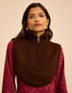 Col camionneur plastron marron tricot I.Code-2