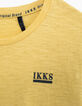 Geel T-shirt Essentiel biokatoen jongens-3