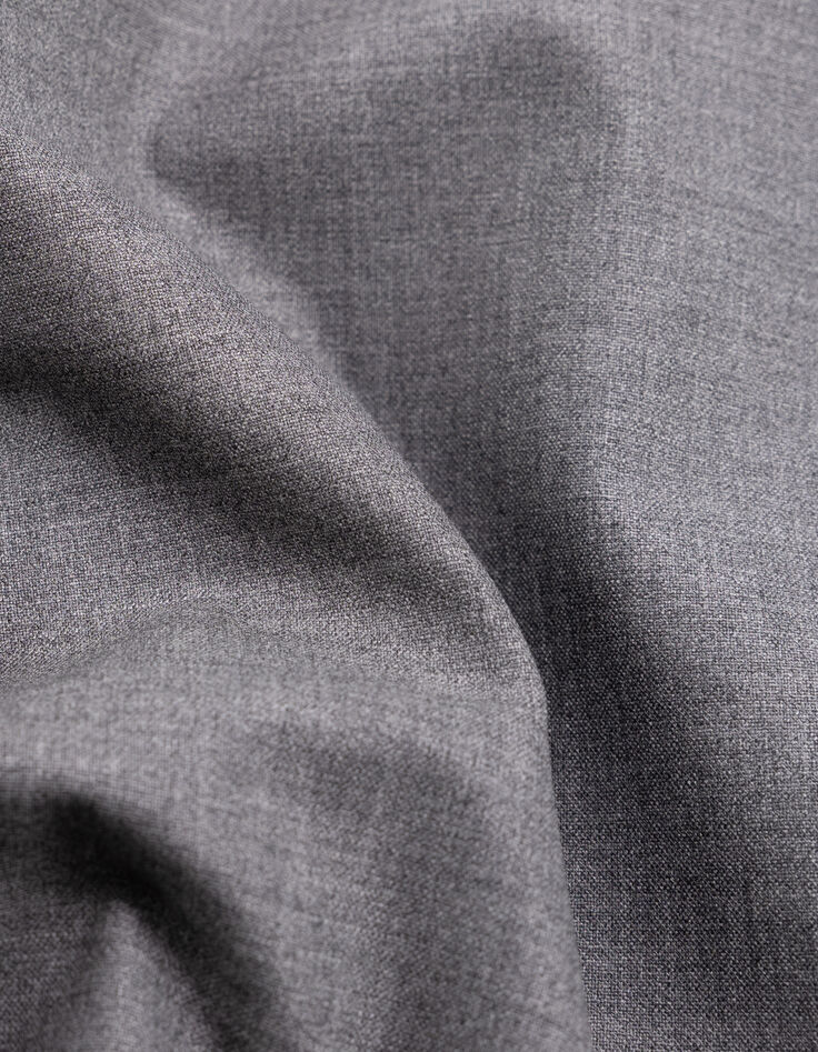Grijze blazer gemengde wol Heren-7