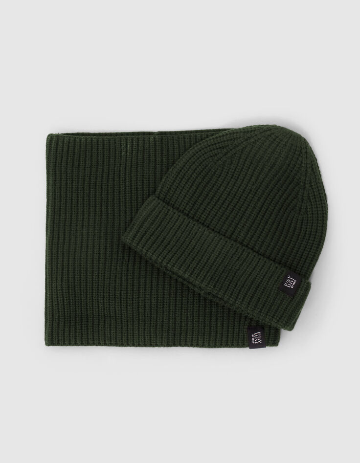Gorro bronce punto acanalado niño -4 Gorro bronce punto acanalado niño -4