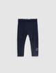 Leggings réversible coquillages et marine bébé fille-6