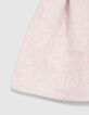 Roze jurk jacquard meisjes-3