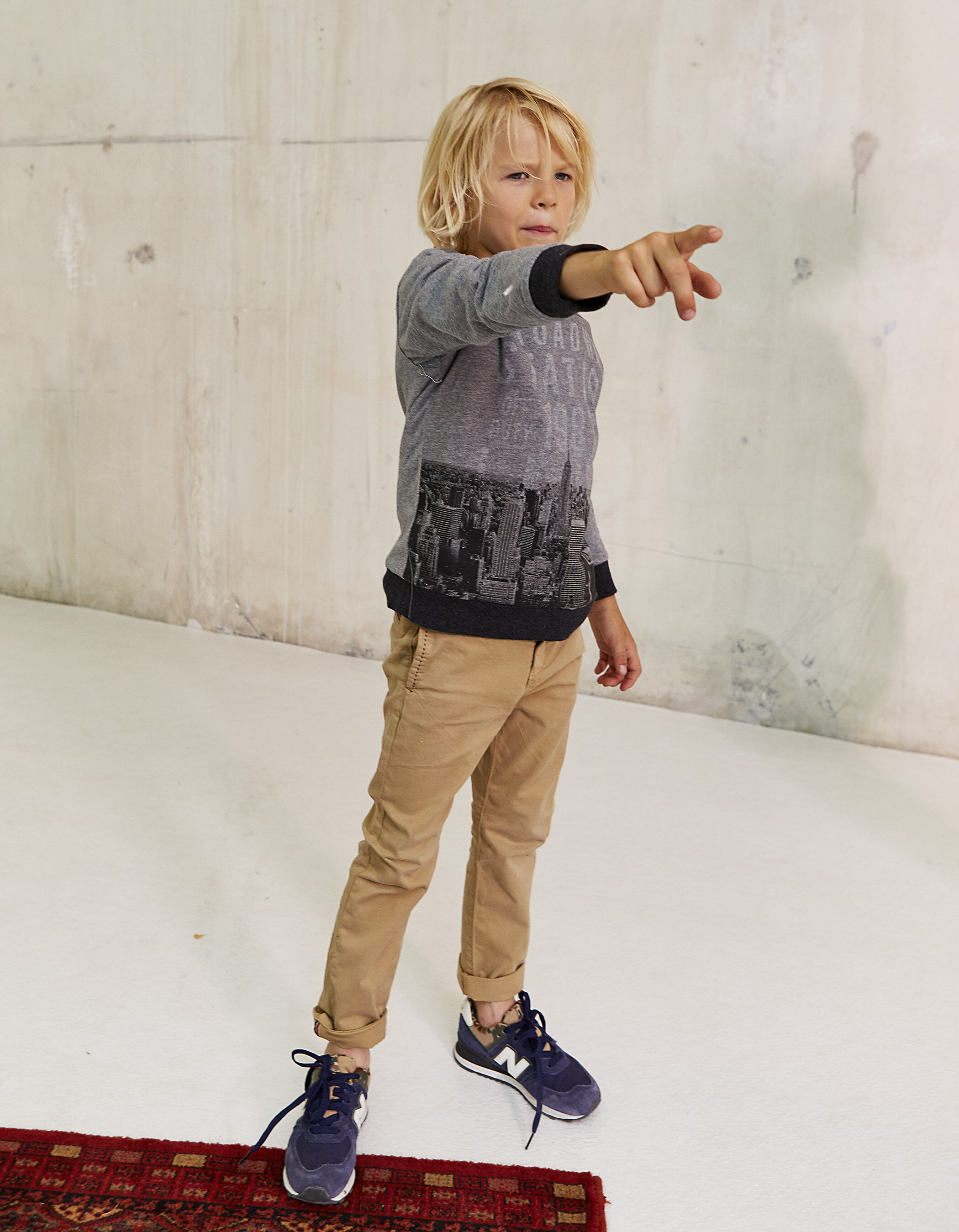 Pantalon beige nino IKKS