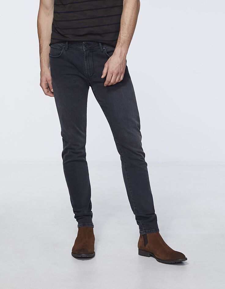 Antracietgrijze SKINNY jeans Ian Heren-2
