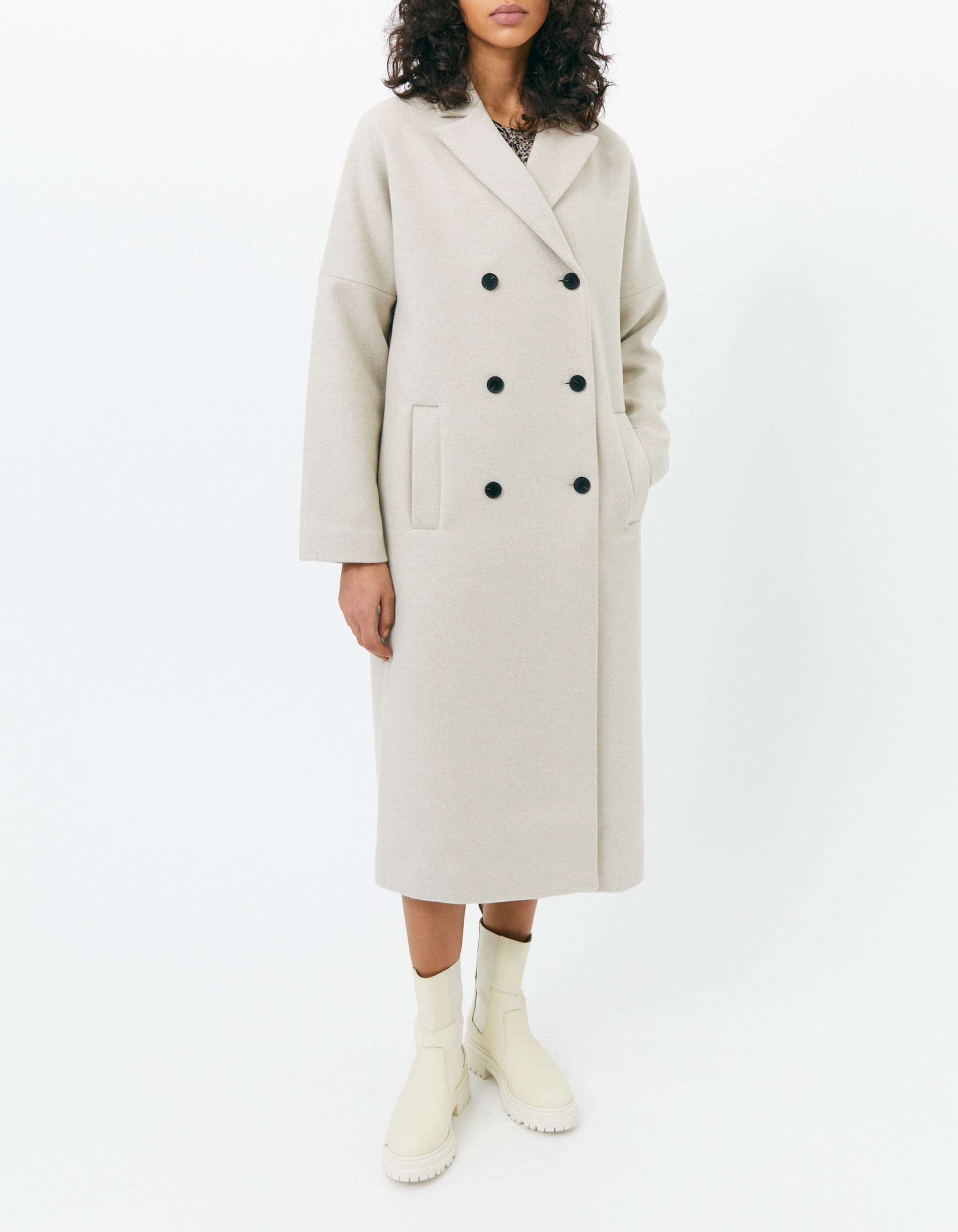 manteau long femme ikks