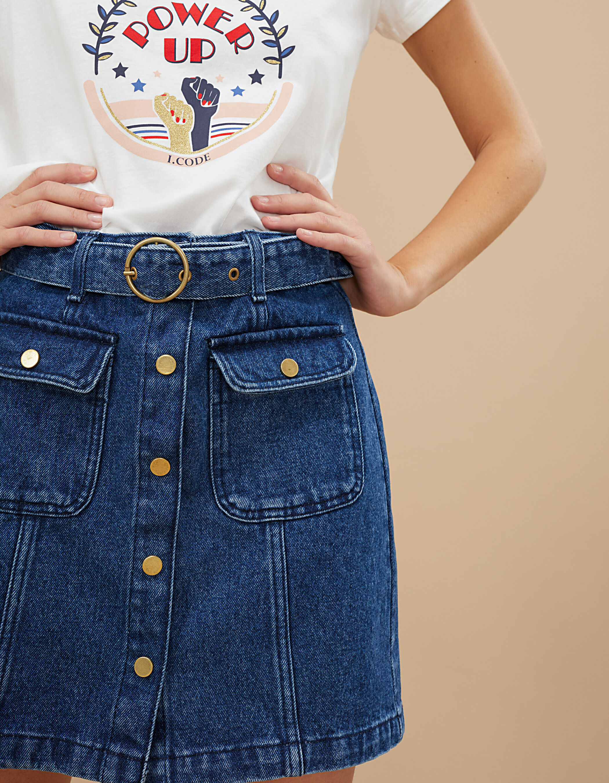 Jupe jean ikks store