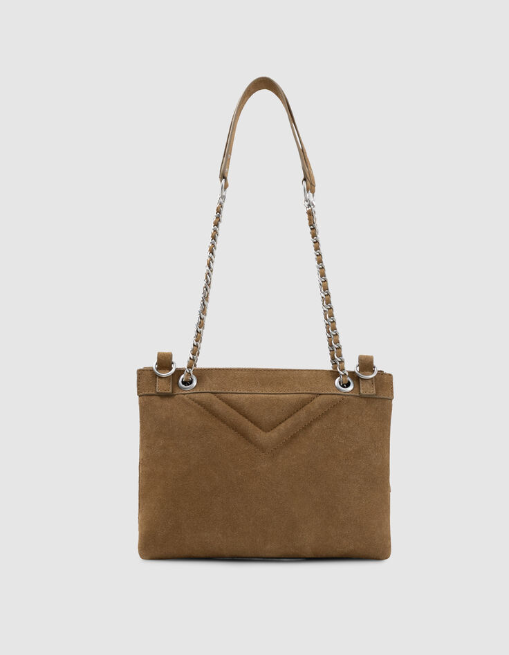 Clutch bag 1440 Reporter camel suede Women-3