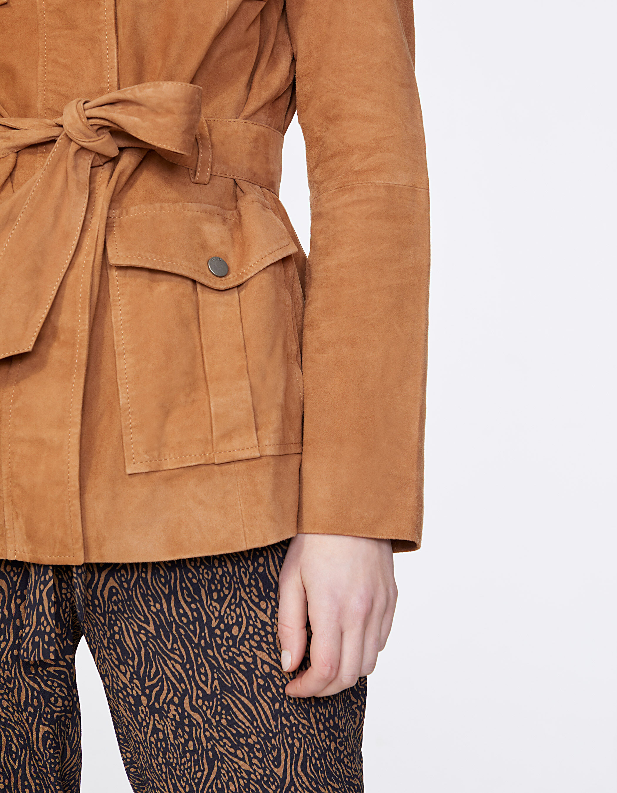 Saharienne cuir femme 2025