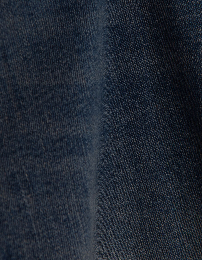Staalblauwe SLIM jeans WATERLESS dirty wash Heren - IKKS