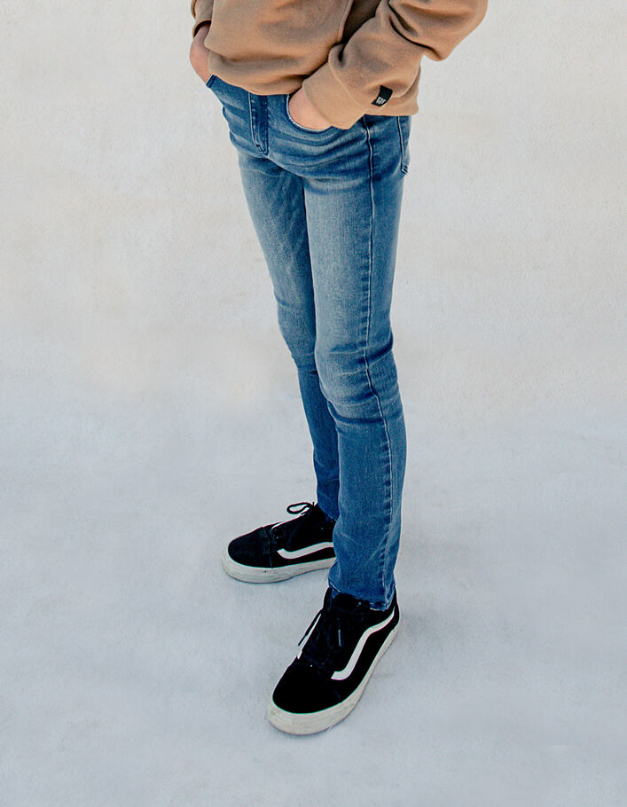 Vaquero skinny medium blue niño -6