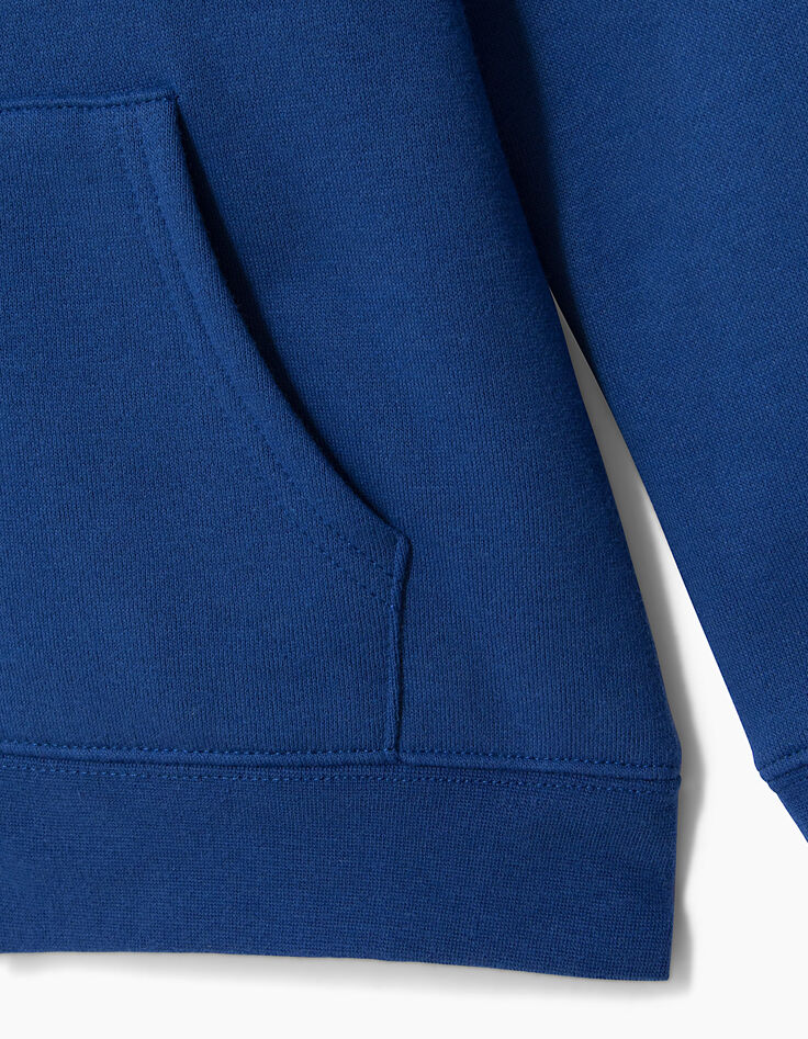Cardigan bleu zippé garçon-5
