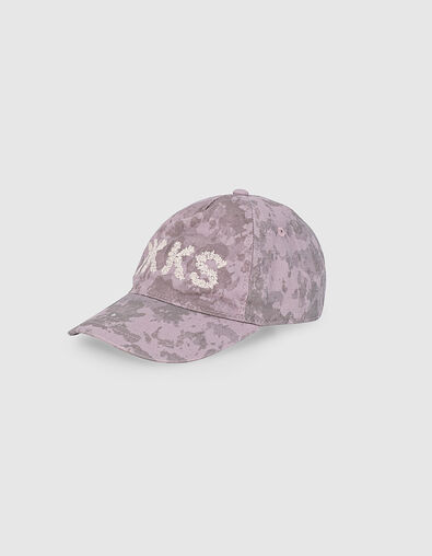 Girls’ violet tie-dye embroidered letter cap - IKKS